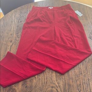 Bar III Vibrant Red Women's Trousers
